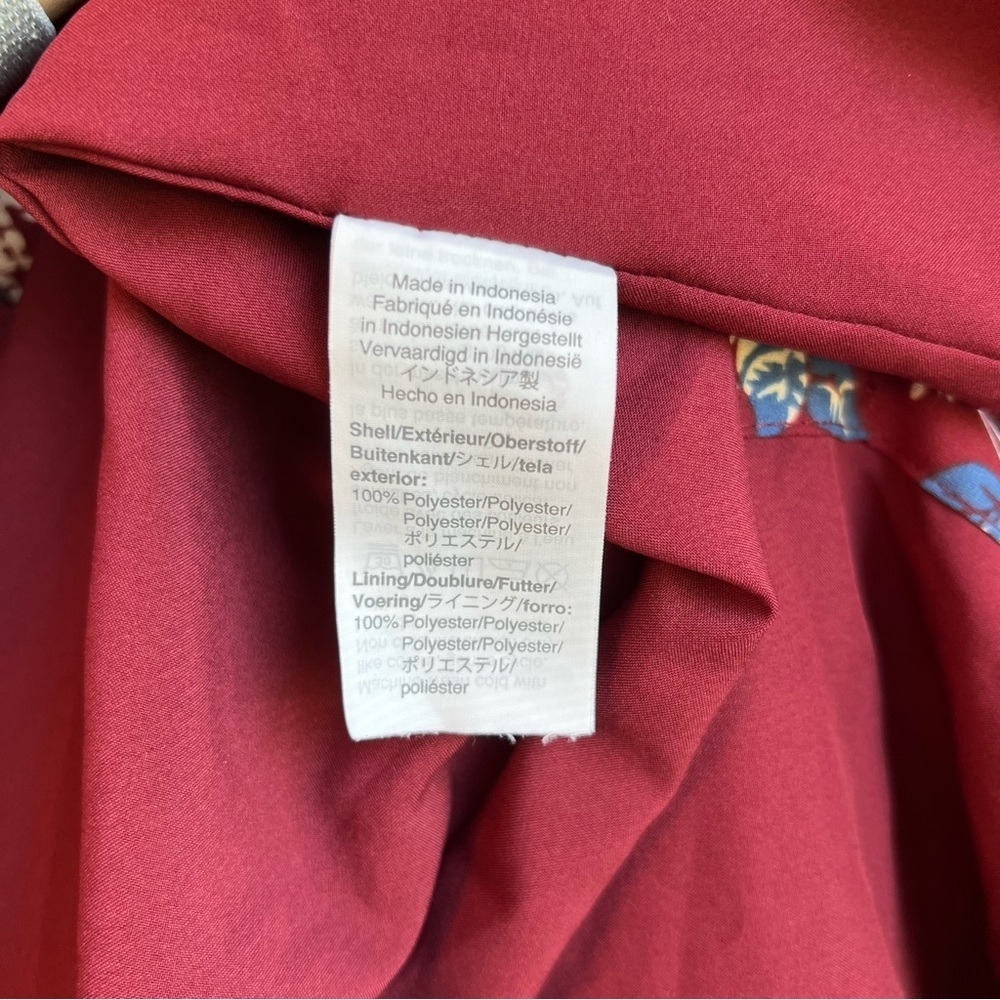 Madewell Red Sheath Dress V-Neck Long Sleeve - Size Large - Picture 12 of 16